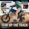 thumbnail image 5 of GOTRAX Fitz16 Electric Dirt Bike for Kids Ages 8+, 36V Battery,16 miles, 16" Off-Road Tires, Dual Suspension,Black, 5 of 15