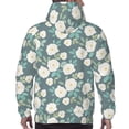 thumbnail image 7 of Sikiie Flower Men's Hoodie, Essentials Hoodie, Sweatshirt, Pullover Hooded Sweatshirt for Men-Small, 7 of 7