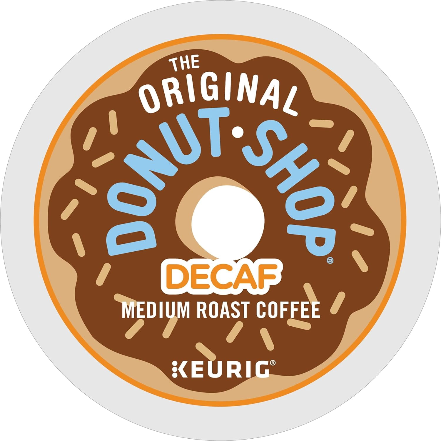 The Original Donut Shop Decaf Keurig Single-Serve K-Cup Pods, Medium Roast Coffee, 72 Count