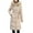 Beige, variant on TJAZFJPA Corduroy Jacket Women Women Casual Solid Coat Jacket Hooded Pocket Reversible Wear Zipper Pocket Long Sleeve Coat Orange Jacket Fall Jackets for Women