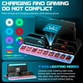 thumbnail image 6 of Charging Dock for Switch 2 for Joy-Con, Diyife Efficient Charger Docking Station for NS2 Joy-Con, 7 RGB Lighting Modes, LED Charging Indicators, Holds 9 Game Cards, 4 Controllers, 1 Dock, 6 of 8