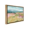 thumbnail image 4 of Stupell Industries Abstract Meadow Flowers Landscape Painting Brown Floater Framed Canvas Art Print Wall Art, 21 x 17, 4 of 10