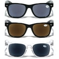 thumbnail image 2 of V.W.E. 3 Pairs Classic 80's Reading Sunglasses - Tinted Reader - Not Bifocal - Unisex 2.25, 2 of 3