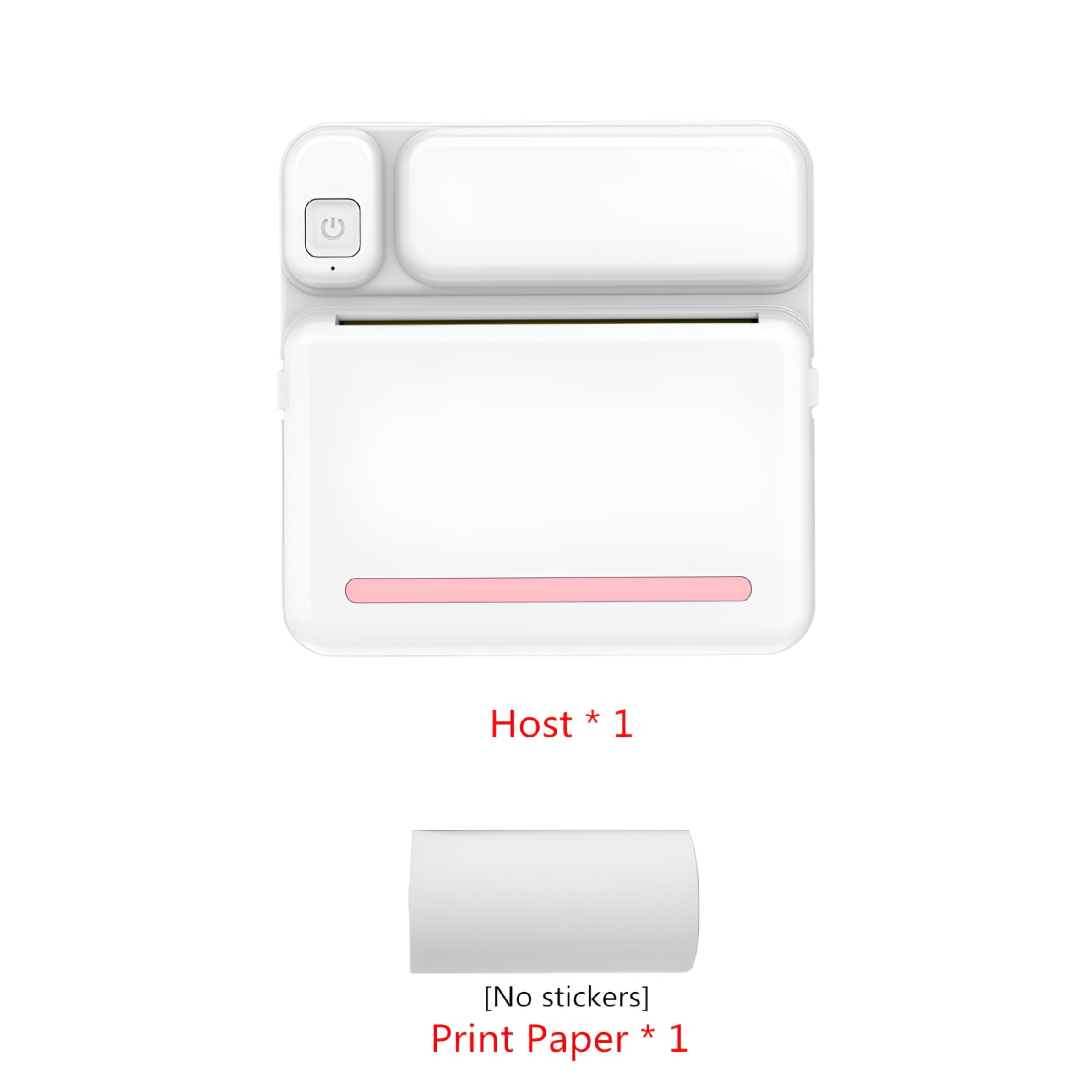 GJX 2026 New Thermal Portable Wireless Printer 57Mm Mini Wireless Pos Thermal Image Photo Printer for Android Ios Mobile Phones Bluetooth Printers for Home Use