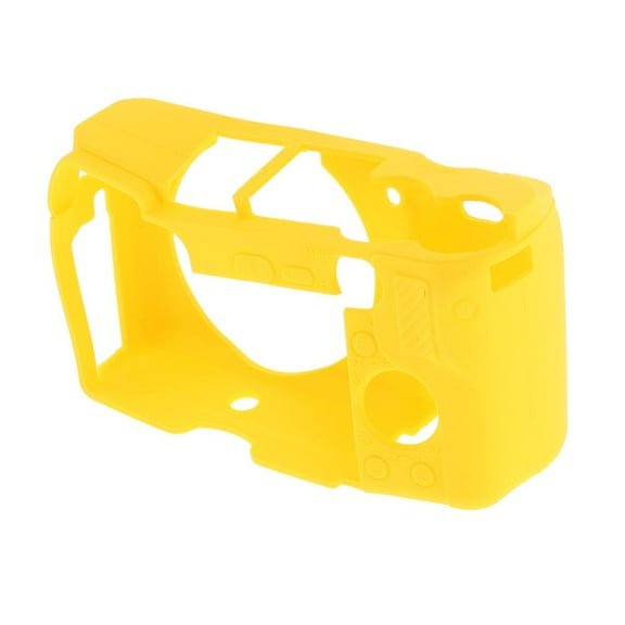 Silicone Case Cover Skin For A6300 Camera Holder Housing Comfortable Feeling Yellow