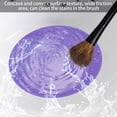 thumbnail image 5 of Silicone Makeup Brush Cleaning Mat, Purple, 1 Pcsilicone Scrubbing Pads for Cleaning Makeup Brush Pads, Easter Mother'S Day Gift Makeup Organizers, 5 of 5