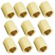 thumbnail image 1 of Conector Piezas Conector De Latón De Conducción Conjunta Del Ala BLESIY Conector de acoplamiento de tubo, 1 of 5