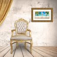 thumbnail image 3 of Dellal, Remy 24x14 Gold Ornate Wood Framed with Double Matting Museum Art Print Titled - Horizon tropical, 3 of 4