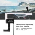 thumbnail image 2 of Antenne, DAB Numérique Auto Radio Antenne Antenne Support en Verre MCX Mâle Fiche, 2 of 7