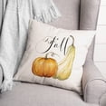 thumbnail image 3 of Creative Products Fall Pumpkin And Gourd 2 18 x 18 Spun Poly Pillow, 3 of 3