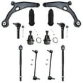 thumbnail image 6 of Detroit Axle - Front 14pc Suspension Kit for 2009-2015 Dodge Journey, 2 Struts 2 Control Arms 2 Ball Joints 2 Sway Bars 4 Tie Rods 2 Boots 2010 2011 2012 2013 2014 Replacement, 6 of 9