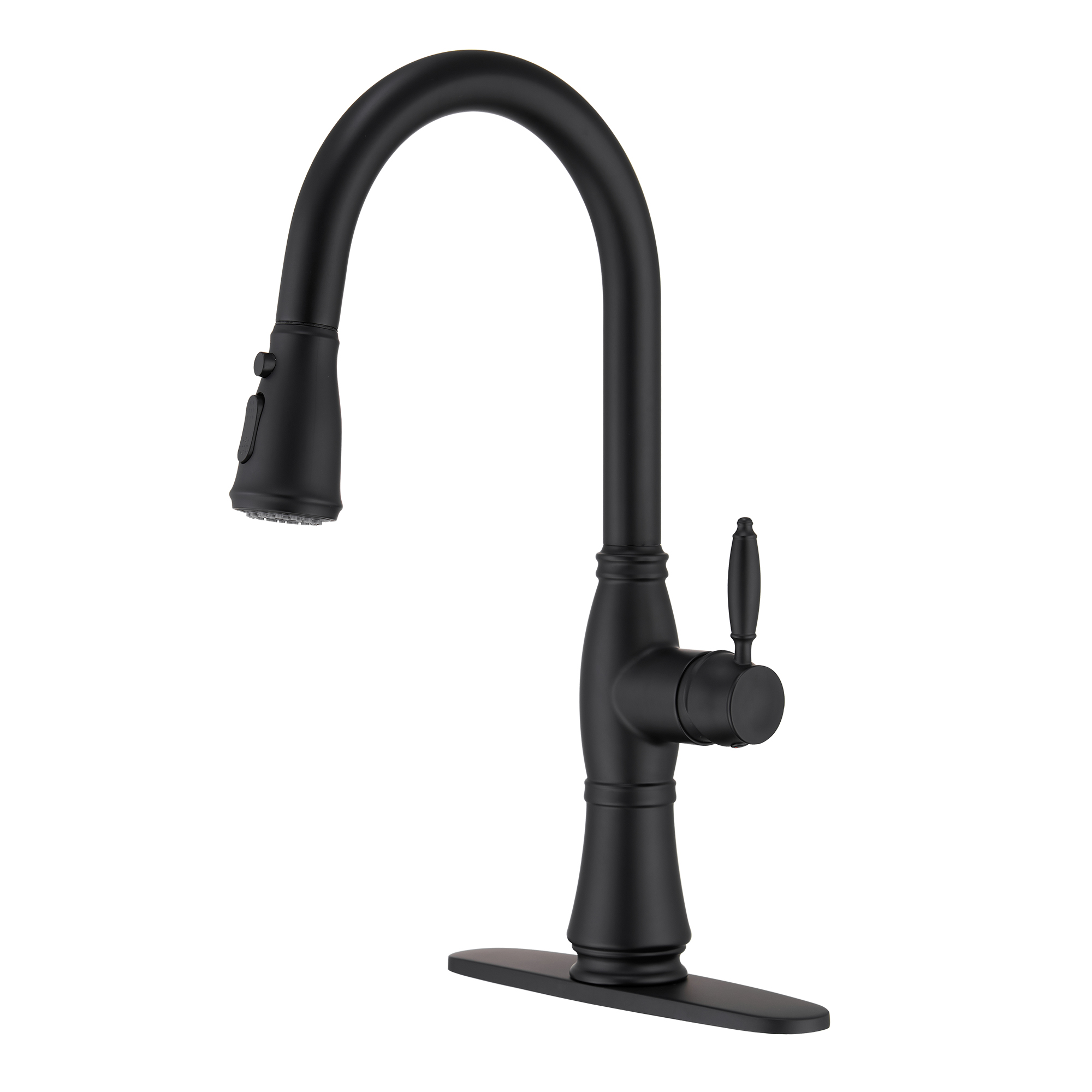Kitchen Faucet with Pull Down Sprayer, Single Handle Stainless Steel