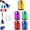 Mixed, variant on 3/5 PCS Magnetic Screw Holder,Alloy Magnetizer & Demagnetizer Tool Set,Removable Screwdriver Head Magnetic Ring for DIY Repair