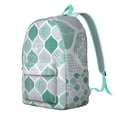 thumbnail image 2 of Floral Retro Hippie Backpack for School – Colorful Artistic Canvas Daypack for Students, Travelers and Aesthetic Lovers, 2 of 5