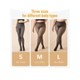 thumbnail image 7 of Fleece Lined Tights for Women Winter Thermal Thick Tights Warm Stretch Leggings Sheer High Waist Fake Translucent Pantyhoses, 7 of 7