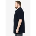 thumbnail image 3 of KingSize Men's Big & Tall Longer-Length Shrink-Less Cotton Polo Shirt, 3 of 6