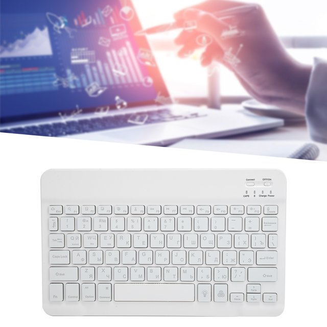 Wireless Bluetooth Keyboard,Wireless Bluetooth Keyboard 10in Bluetooth Keyboard Square Keycap Wireless Bluetooth Keyboard Modern Innovation