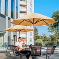 thumbnail image 6 of NOGIS 2pcs Table Umbrella Hole Ring, Outdoor Patio Table Umbrella Hole Insert Plug Silicone Umbrella Replacement Parts for 2-2.5 Inch Patio Table Hole, 1.5" Pool Umbrella Adapter (White), 6 of 7