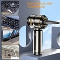 thumbnail image 3 of Kisfam Aspiradora para Auto, Aspiradora Mini de Alta Potencia 22000PA, Recargable Aspiradora de Mano, Soplador de Aire Inalámbrico y Aire Comprimido Portátil para Coche y Hogar (Dorado Negro), 3 of 5