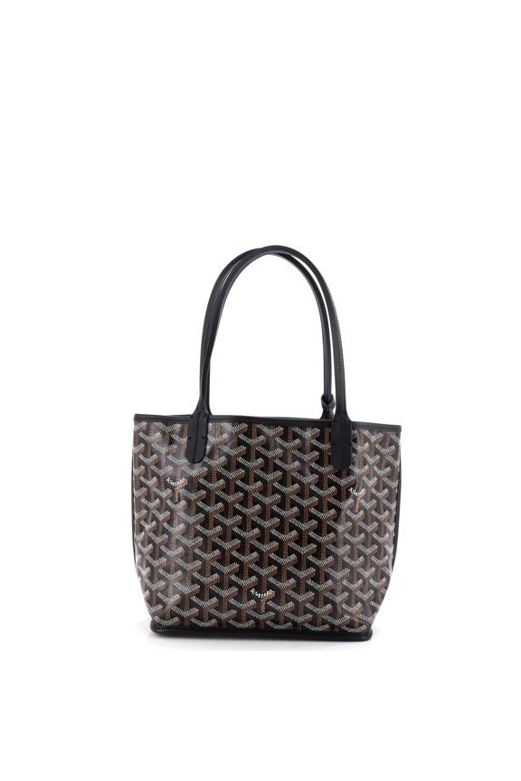 Pre-Owned Anjou Reversible Tote Coated Canvas Mini By Rebag