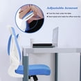 thumbnail image 5 of BestOffice Ergonomic Office Chair, Lumbar Support, Swivel Rolling for Women(Blue), 5 of 7