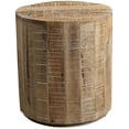 thumbnail image 1 of Table d'appoint industrielle moderne en bois massif – naturel vieilli, 1 of 4