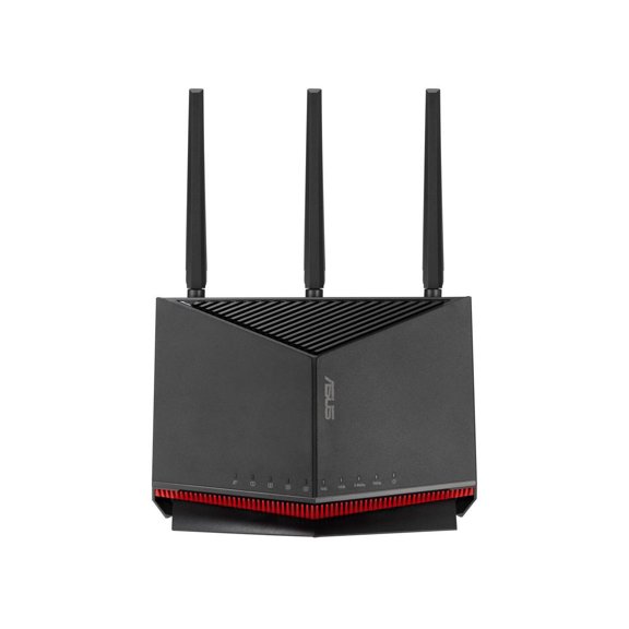 ASUS RT-BE86U BE6800 Dual-Band WiFi 7 Router, 10G WAN, AiMesh, subscription-free security