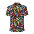 thumbnail image 4 of Rocae Underwater Diving Animals for Men's Short Sleeve Polo Shirt, Quick Drying Performance Moisture Wicking Sports Men's Golf Shirt 3X-Large, 4 of 9