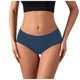 thumbnail image 1 of Ropa interior femenina de algodón sin costuras y cintura baja: transpirable, de color liso, braguitas triangulares, 1 of 1