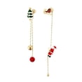 thumbnail image 2 of Bearachild 1 par de pendientes largos con borla, pendientes colgantes de Navidad, pendientes colgantes a la moda, joyería para fiesta, accesorio de vestir Kits de decoración para fiestas Tipo 1 Bearachild HA075310-01, 2 of 6