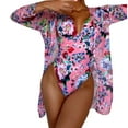 thumbnail image 1 of Ketyyh-chn99 Maillot de Bain Tankini pour Femmes, Col Rond, Découpe Haute, une Pièce, E,m, 1 of 5