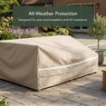thumbnail image 4 of Covermates Outdoor Left-Arm Sectional Cover - 58"W x34"D x 30"H, 900D Polyester, Weatherproof, 4 of 8