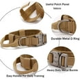 thumbnail image 3 of Tactical Dog Collar Military Dog Collar Adjustable Nylon Dog Collar Heavy Duty Metal Buckle with Handle for Dog Training（color：red Size：L ） 1 piece, 3 of 4