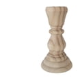 thumbnail image 7 of Unfinished Wooden Candlestick Holders Classic Candle Stick Set for Wedding Decorations Home Table Centerpiece Mantel Shelf DIY Craft Project Rustic Farmhouse Decor, 7 of 7