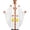 White, variant on SAWOBUUN Church Catholic Priest Chasubles Vestments for Men, Robe Chasuble Mass Robe Halloween Outfits