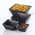 thumbnail image 2 of American Metalcraft FSMEL94 Black Faux Slate 108 oz Melamine Bowl, 2 of 2