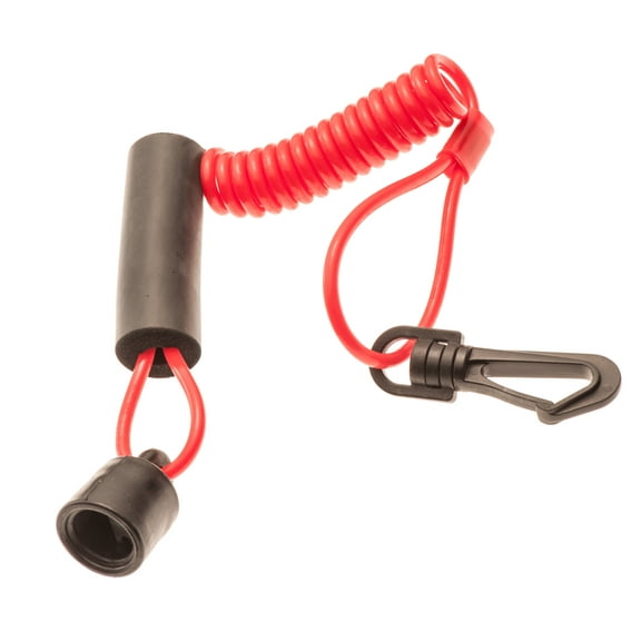 Sea Doo Dess Ignition Key & Floating Lanyard Tether Red 278002199 Programmable