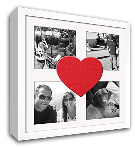 4x6 SendAFrame PF5323V-46 Valentines DOUBLE HEART Red Foil on Black Cardstock Photo Folder Frame Our price is for 25 units