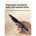 thumbnail image 6 of Rechargeable Electric Nail Drill 15-Speed Manicure Tool with Ceramic Bits - Portable Nail File for Acrylic Gel Cuticle Removal - LCD Display USB, 6 of 7