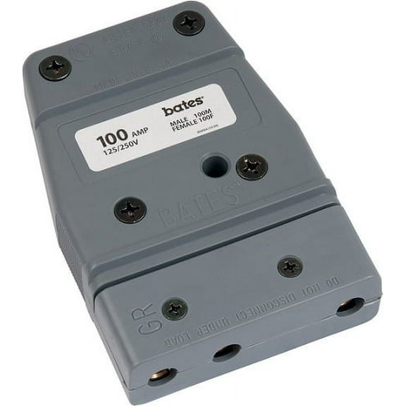 Marinco 100F Bates - Stage Pin, 100 Amp, 125 Volt, Female Inline