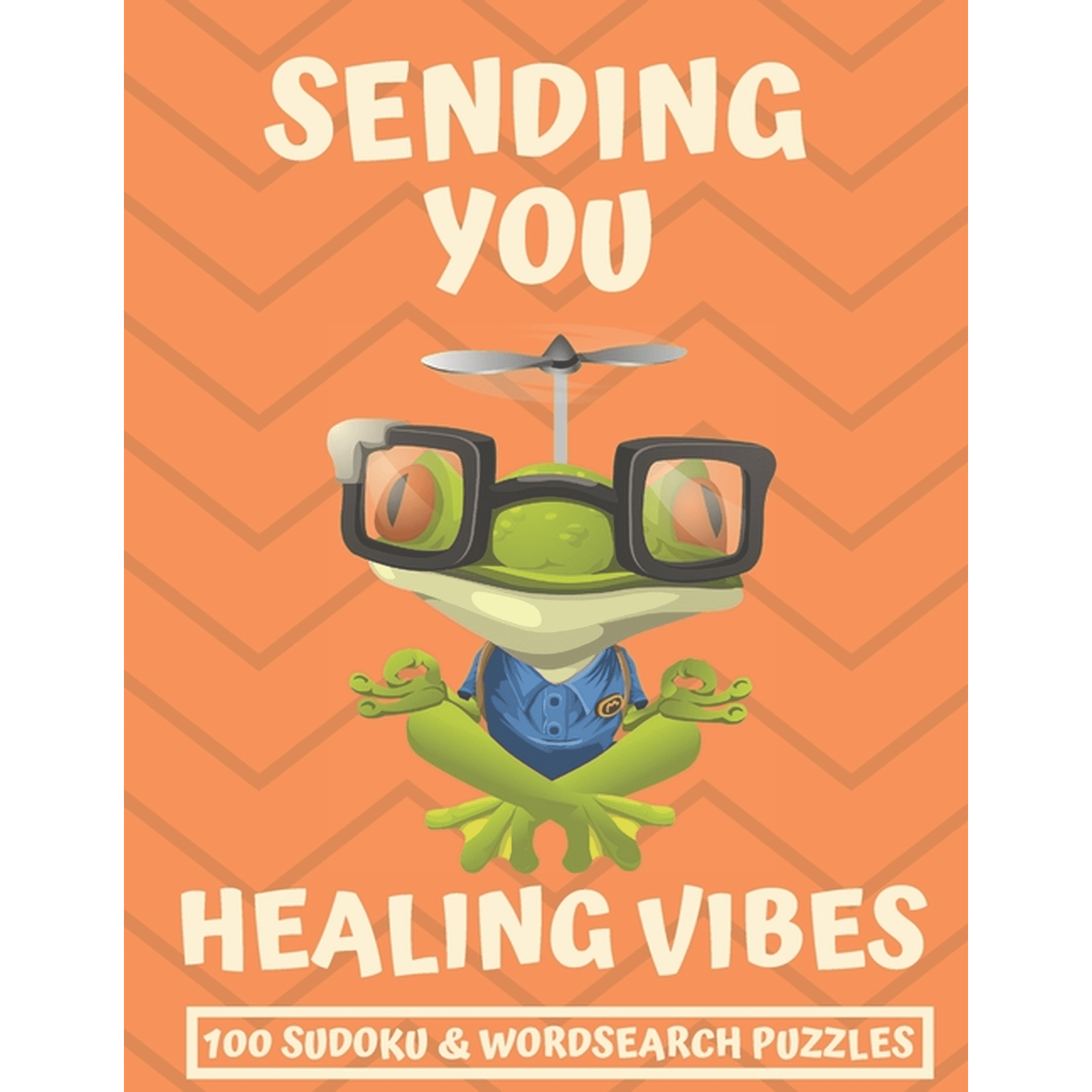 Sending You Healing Vibes: Get Well Gift For Women, Men & Kids The Best After Surgery Gift: 100 Easy Sudoku And Wordsearch Puzzle Book 8.5'x11" Large Print Activity Book (Paperback)(Large Print)