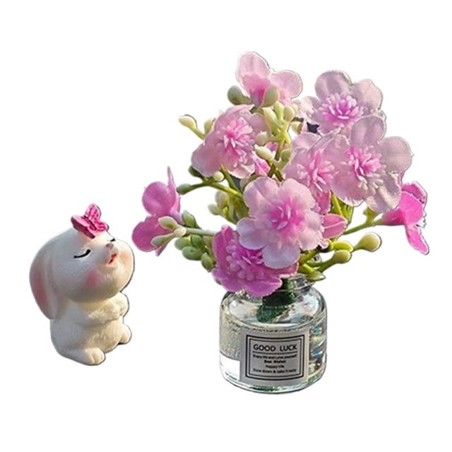 Car Cute Mini Vase Car Center Console Window Decoration Ornaments M0S5