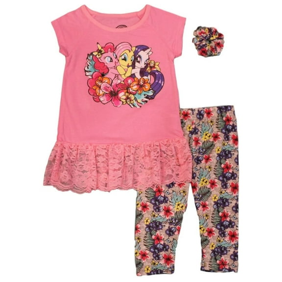 My Little Pony Toddler Girls' Leggings Set with Hair Accessory