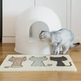 thumbnail image 4 of BeesClover Cat Litter Mat Cute Cat Pattern Breathable Non-slip Urine & Water Proof Litter Box Mat For Litter Box (40X60CM), 4 of 8