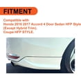 thumbnail image 4 of ECOTRIC Rear Bumper Lip Spoiler Splitter Air Chin Body Kit Underbody for Honda 2016 2017 Accord 4 Door Sedan Pair HFP Style, 4 of 9