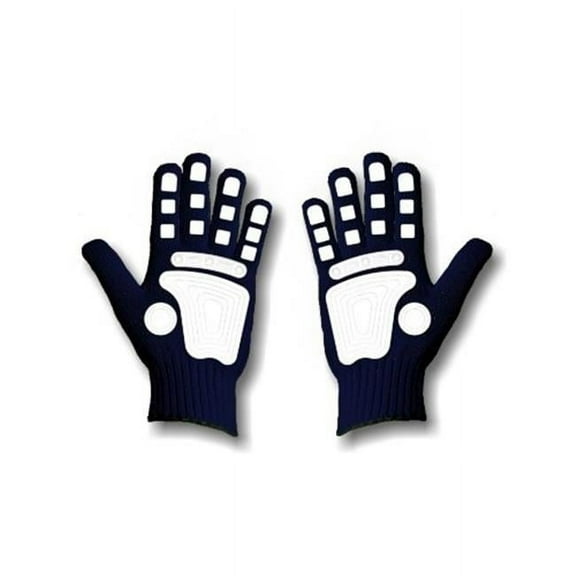 Fan Hands 999639 Clap-Enhancing Gloves Navy - Small-Medium