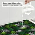 thumbnail image 6 of Easygdp Tropical Leaves1 Microfiber Absorbent Dish Drying Pad,Kitchen Drying Mat,Can Be Hung, Strong Water Absorption Capacity,Quick Drying, 6 of 9