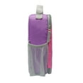 thumbnail image 6 of (2 pack) Your Zone Reusable Polyester Lunch Bag with Top Handle & Side Mesh Pocket, Pink, 6 of 6