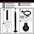 thumbnail image 2 of Accesorio de máquina de Cable de polea de Fitness DIY con correa colgante de pasador de carga de polea Accesorios para el pecho con barra de cuerda para ejercicios, 2 of 9
