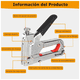 thumbnail image 2 of Kit Engrapadora  Bloosom Tipo Pistola Para Tapiceria, 9000 Grapas,guantes Plata, 2 of 4